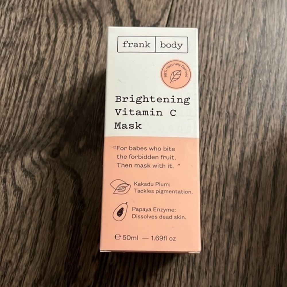 Frank body brightening vitamin c mask
